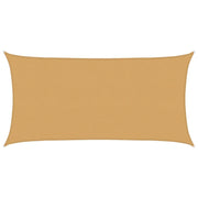 Vela Parasole | Telo Ombra | Vela da ombra 160 g/m2 Rettangolare Sabbia 2,5x5 m in HDPE