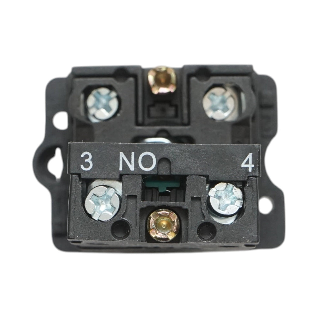 Pulsante indicatore LED verde con resistenza integrata 1NO, 24V LAY5 Breckner Germany