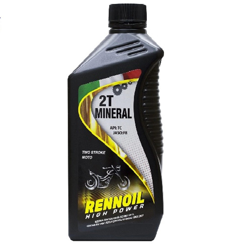 Trade Shop - Olio Motore Lubrificante Miscela Per Motorini Moto A Due Tempi Rennoil High Power 2t -