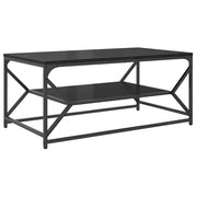 Tavolino da salotto | Tavolino da caff¨¨ | Tavolino da Soggiorno Rovere Nero 90 x 50 x 40 cm