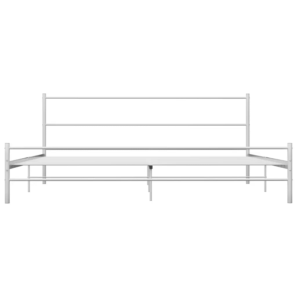 Giroletto-Struttura Letto Bianco in Metallo 160x200 cm 426818