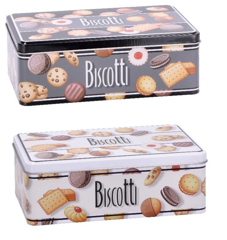1 Pezzo Scatola Dispenser Multiuso Portatutto in Latta 20 x 13 x 7 cm 2 Decori