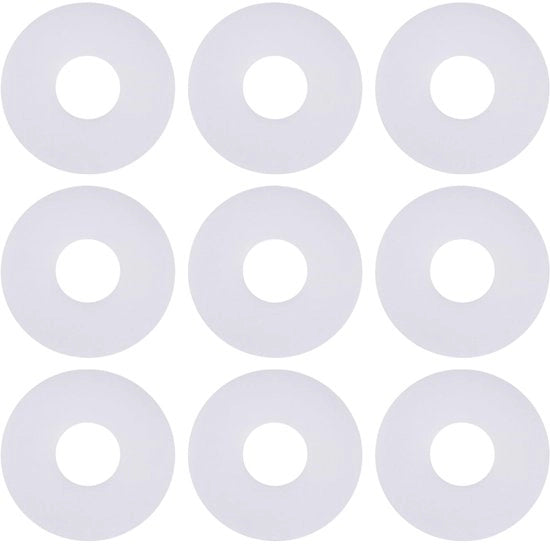 O-ring 50 pezzi - PTFE imballaggio - 16 x 6 x 0,5 mm - Compatibile con 6mm ruote - Per drag reale anteriore - Adatto per Daiwa/Shimano/Penn