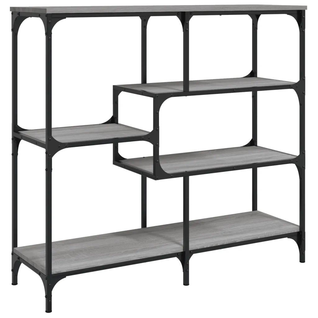 Tavolo Consolle Grigio Sonoma 103x32x95 cm in Legno Multistratocod mxl 131232