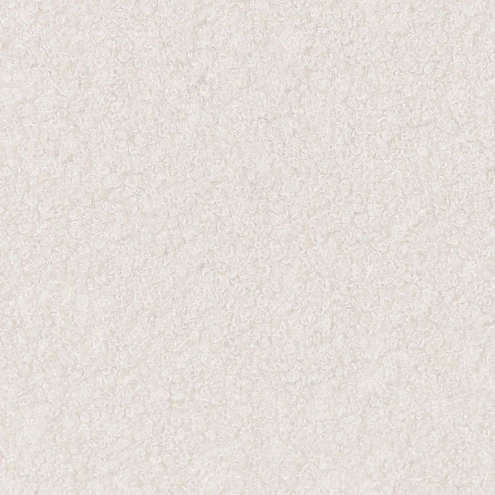 Letto estraibile 90 x 200 cm bouclé beige chiaro Singolo doghe in legno Daybed Glamour Borchie decorative