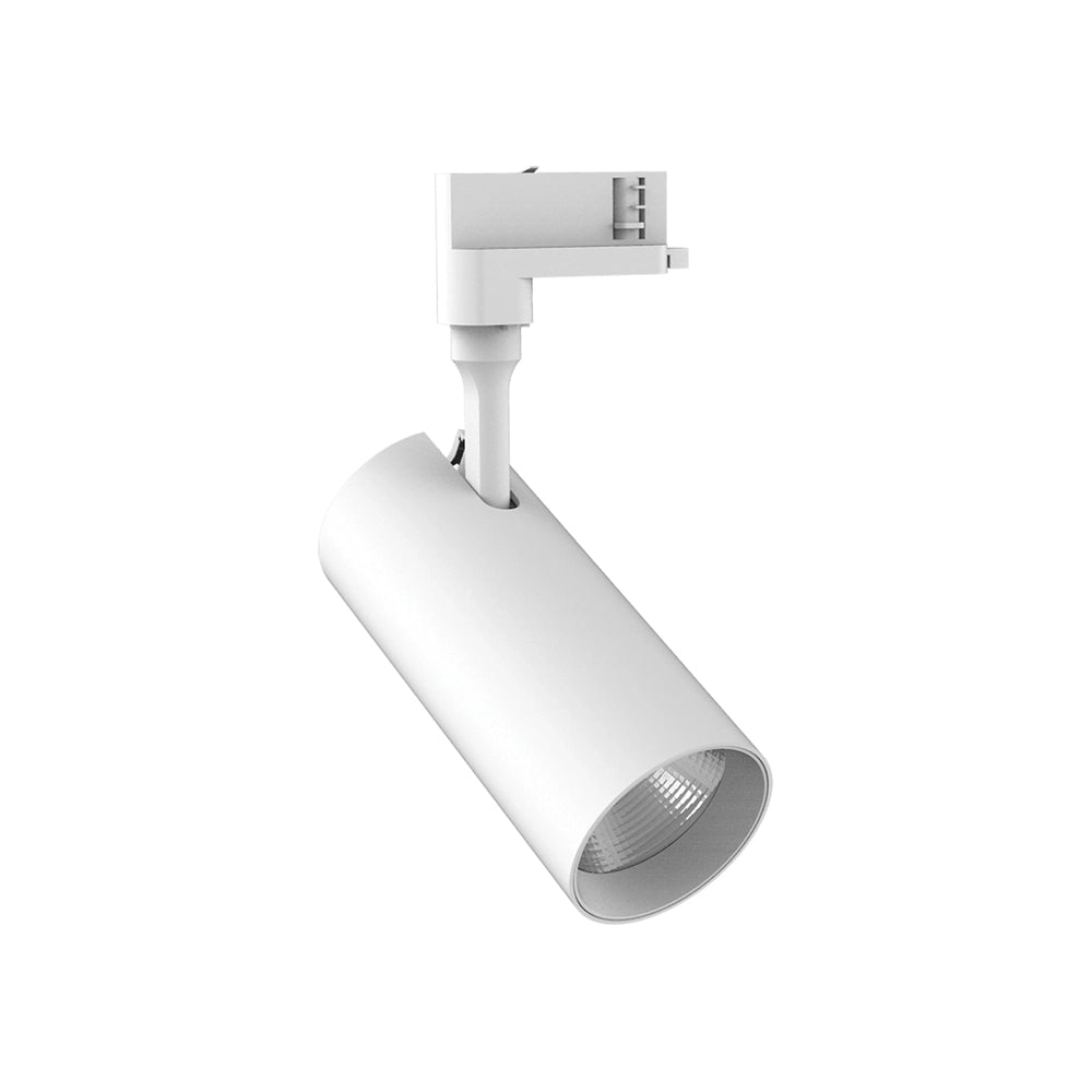 Proiettore Cilindrico Smile Alluminio Bianco Led 30W 4000K Cri80 36°