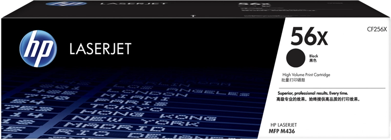 HP Cartuccia toner nero ad alta capacità originale LaserJet 56X