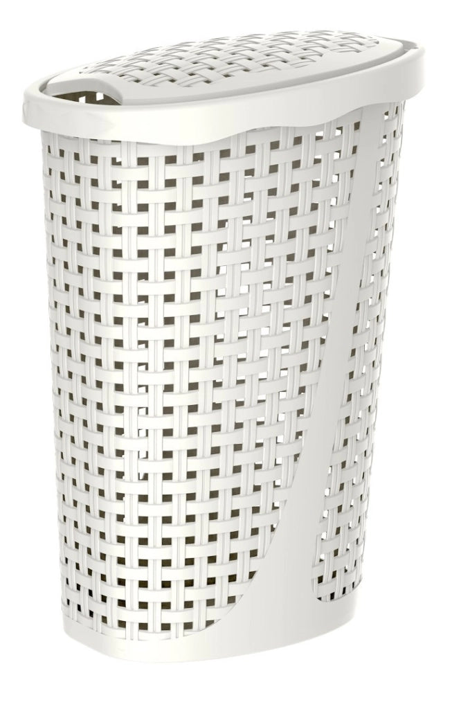 Portabiancheria Cesta Biancheria Litri 43 Paglia 60X40X32 Cm Panna - Bama