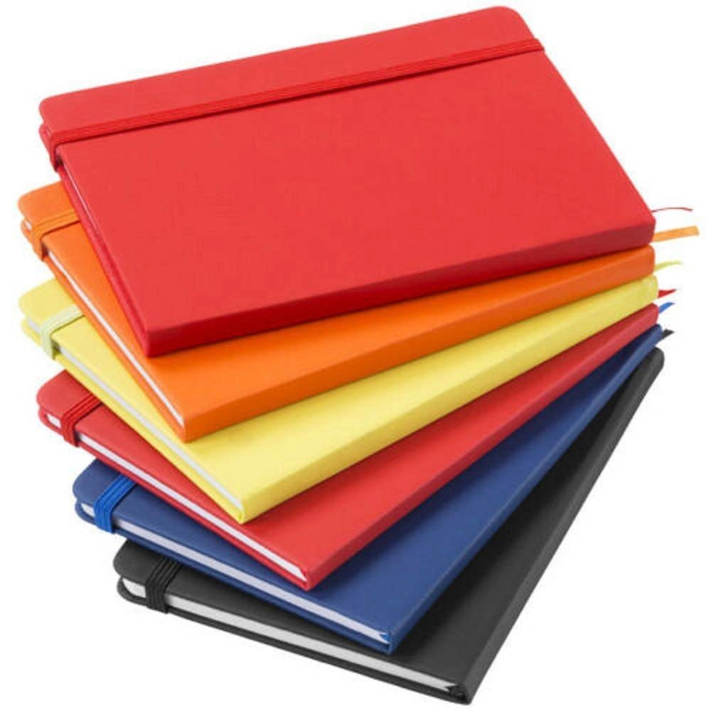 Trade Shop - Quaderno Agenda Colorata Con Elastico 96 Pagine Scuola Appunti 21.5x14.5cm -