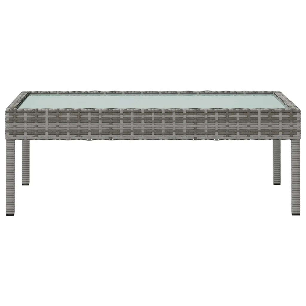 Set Divani da Giardino 8 pz con Cuscini in Polyrattan Grigio 3095967