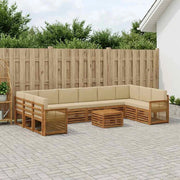 Set di divani da esterno 8 pz Naturale 3384929