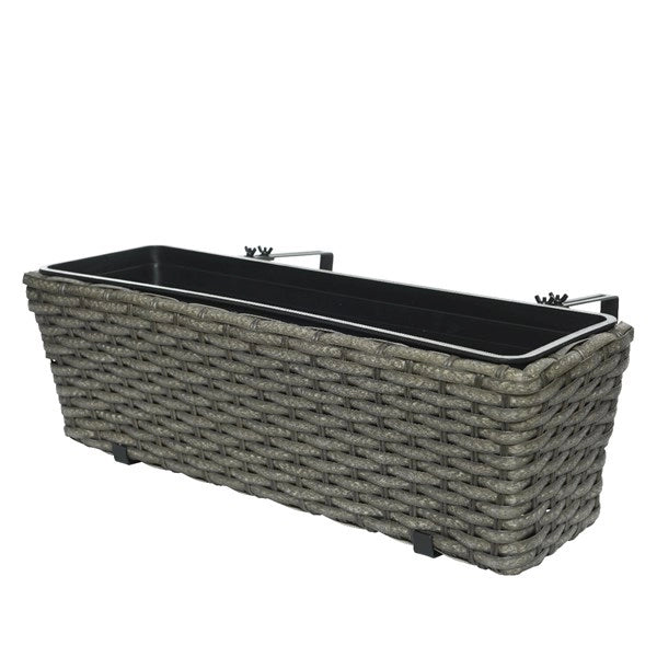 BALCONIERA SALISBURGO 60X18XH19CM GRIGIA