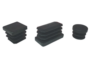 5blister bl puntali tondi 25 mm plastica nero 8 pz cod:ferx.62234