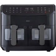 Friggitrice ad Aria Calda - MEDION - P20 XXL Twin - 2600 W - 2 cestelli - 9 programmi - Nera