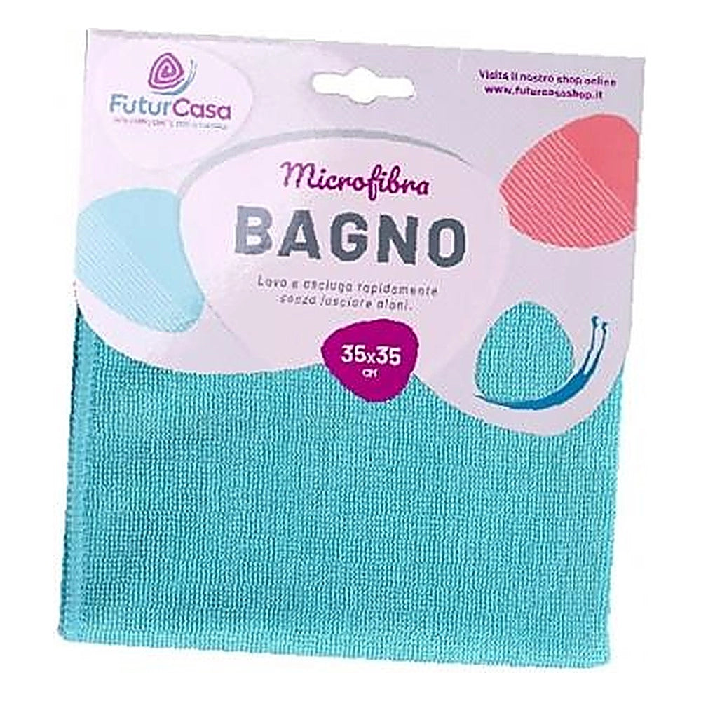 Panno microfibra per bagno e sanitari 35x35 cm