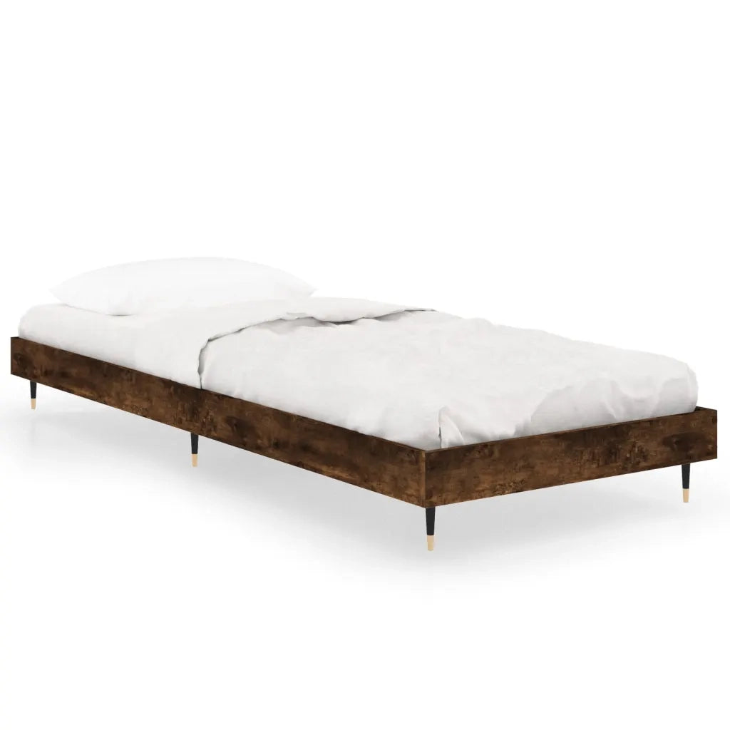 Giroletto senza Materasso Rovere Fumo 75x190 cm in Truciolato 832210