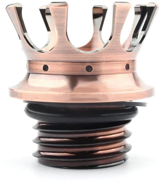 Accessori per motociclette - Adatto per Harley - In alluminio - 7x6,8CM - Nero/Rosso/Oro/Argento - Leggero 130G - Coperchio di serbatoio