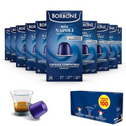 100 CAPSULE IN ALLUMINIO COMPATIBILI CON MACCHINE NESPRESSO MISCELA MIA NAPOLI
