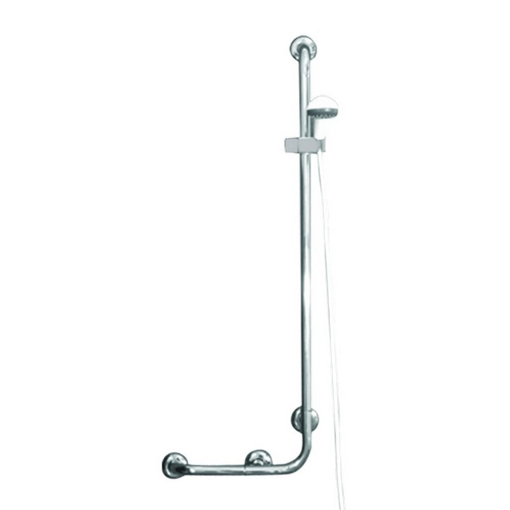 Maniglia 40x120 inox con saliscendi goman