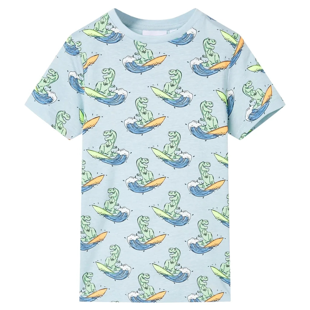 Pigiama da Bambino a Maniche Corte Azzurro 104 CFW7030809