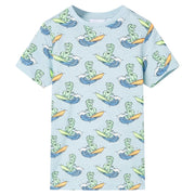 Pigiama da Bambino a Maniche Corte Azzurro 104 CFW7030809