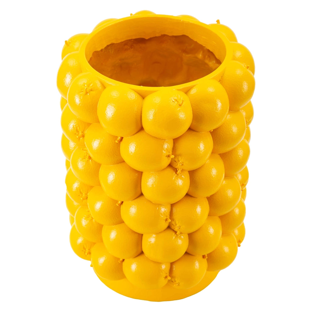 Bardo, Vaso Disegni con Limoni, Giallo