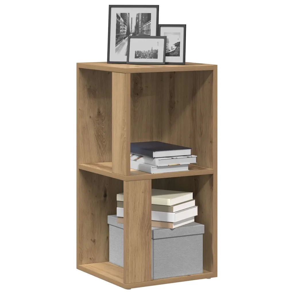 vidaXL Mobile Angolare Rovere Artigianale 33x33x67 cm in Truciolato