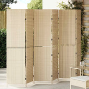 Divider per stanze | Paravento | Divisorio Ambienti Beige 292 x 180 cm polyrattan