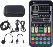 Handmicrofoon per Cambio Voce - 8 Suoni Diversi - Collegamento Rapido - Illuminazione a LED - Telefono Cellulare PC .