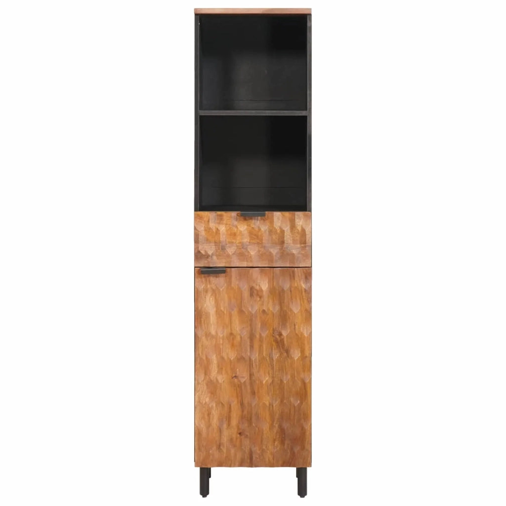 Mobile da Bagno con lo scaffale Marrone 38 x 33 x 160 cm 4017922