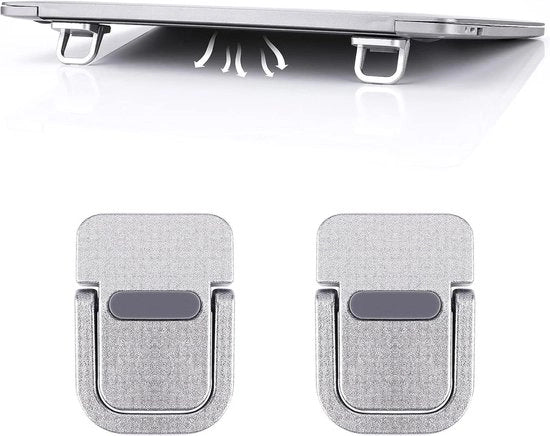Piedistallo per tastiera portatile - 2 pezzi di sostegno mini per laptop da autoadesivo per scrivania - piedini per tastiera da installare - compatibile con Lenovo Pro/Air Surface