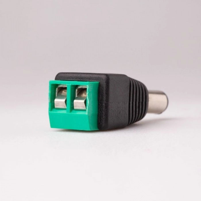 Connettore DC 2.1/5.5 rapido per strip LED mono Ecolight