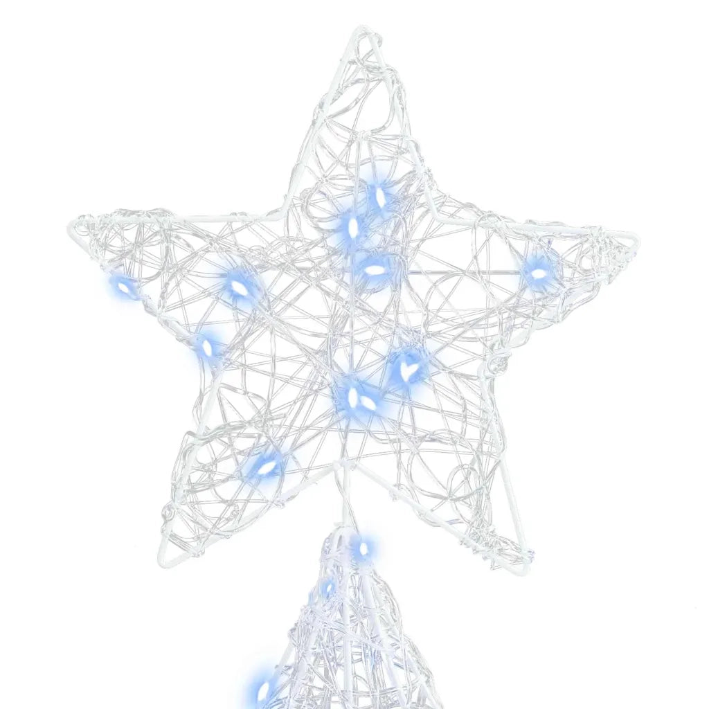 Albero di Natale con 240 LED Bianco freddo 180 cm Acrilico