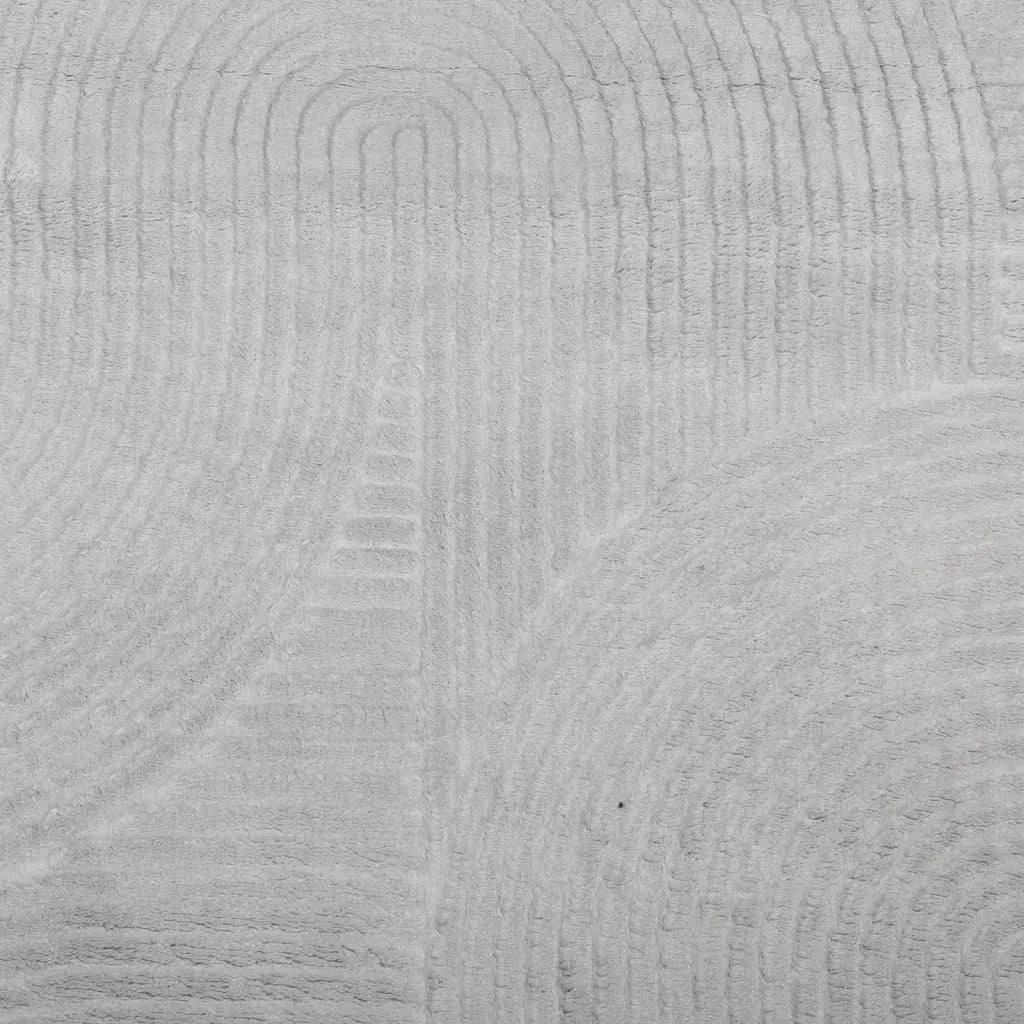Tappeto IZA a Pelo Corto Aspetto Scandinavo Grigio 100x200 cm 375451