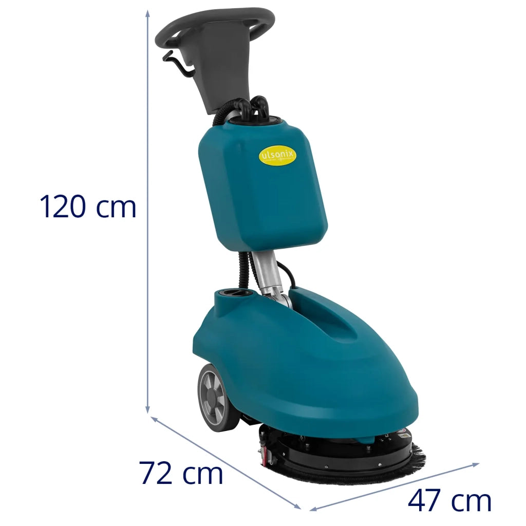 Lavasciuga pavimenti professionale senza fili 35 cm 1500 m²/h guida manuale acciaio 14_0008248