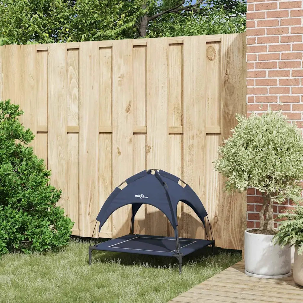 vidaXL Letto per Cani Blu navy m Acciaio