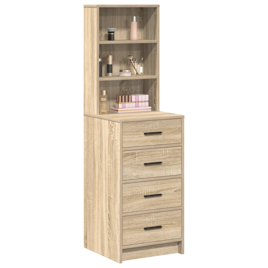 Highboard Rovere Sonoma 40x41x135 cm Legno ingegnerizzato