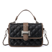 Borsa tote LOVEVOOOK in vera pelle da donna, borsa a tracolla grande nera