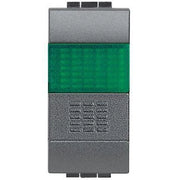 Living Int. - Pulsante NO + portalampada verde- L4038V
