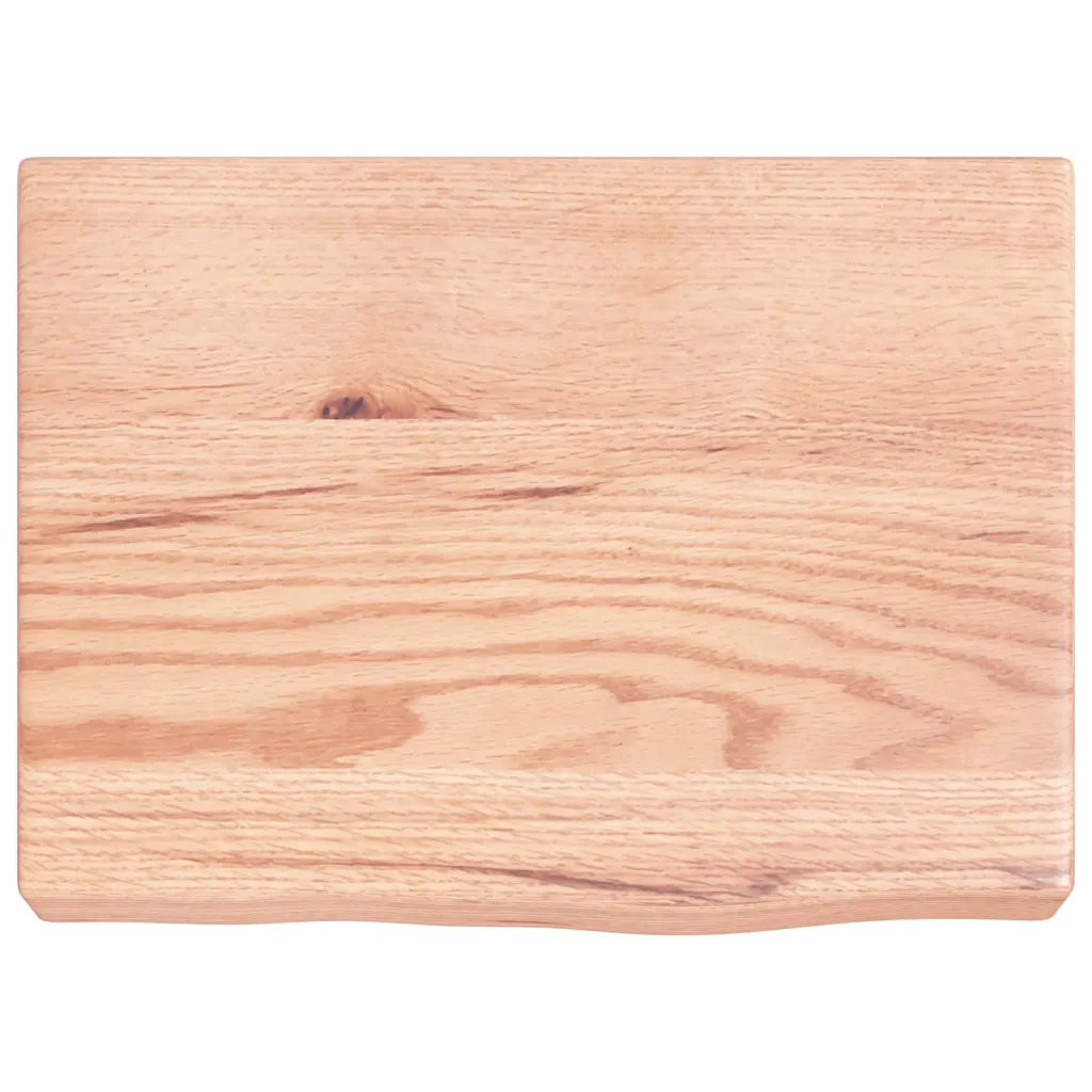Ripiano Muro Marrone 40x30x(2-6) cm Massello Rovere Trattato 363628