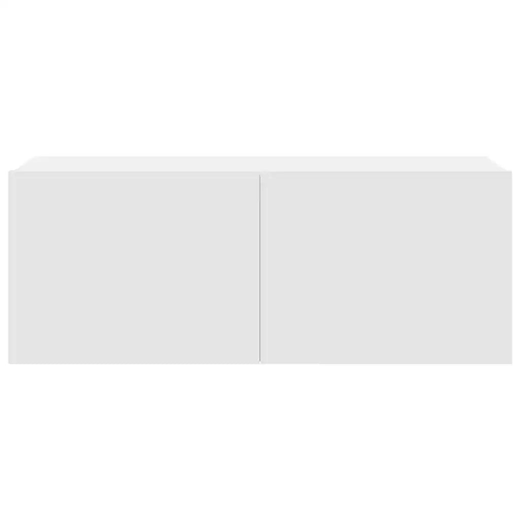 Set di Mobili Porta TV 7 pz Bianco in Legno Multistrato 3114542