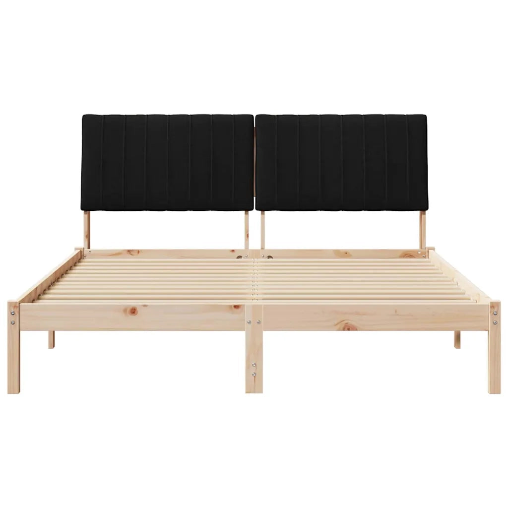 Struttura del letto Marrone 150 x 200 cm Pino massello