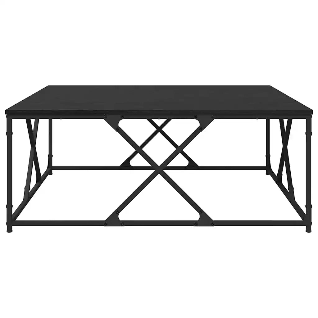 Tavolino da salotto Rovere Nero 100 x 100 x 40 cm