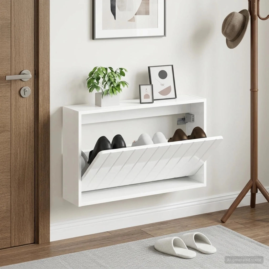 Mobiletto per Scarpe da Muro ZWOLLE 71 x 17 x 43 cm 896409