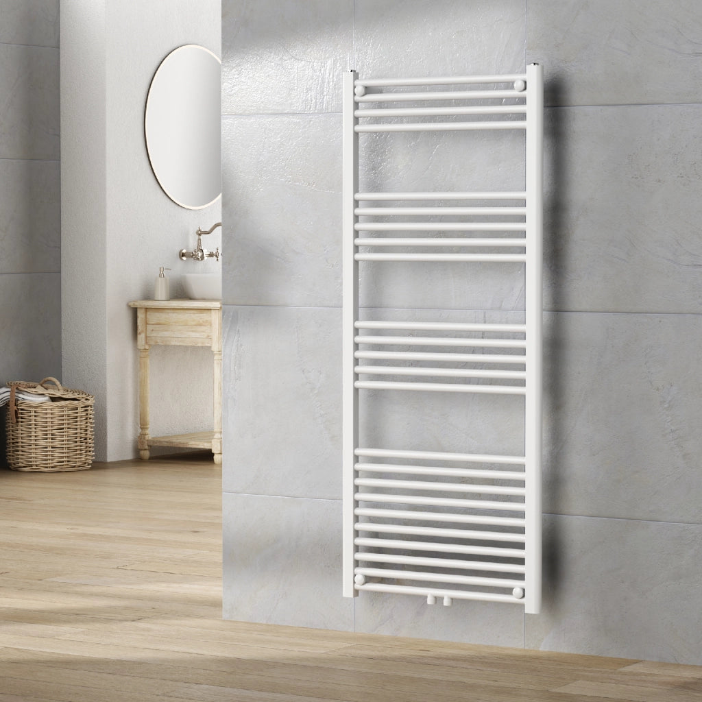 Scaldasalviette da Parete Voss 140 x 60 cm Bianco [neu.haus]