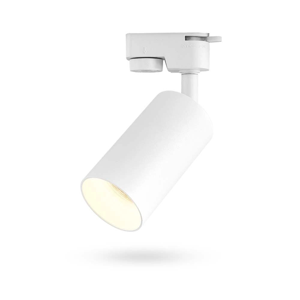 Faretto da binario bianco tondo 1xGU10 Videx