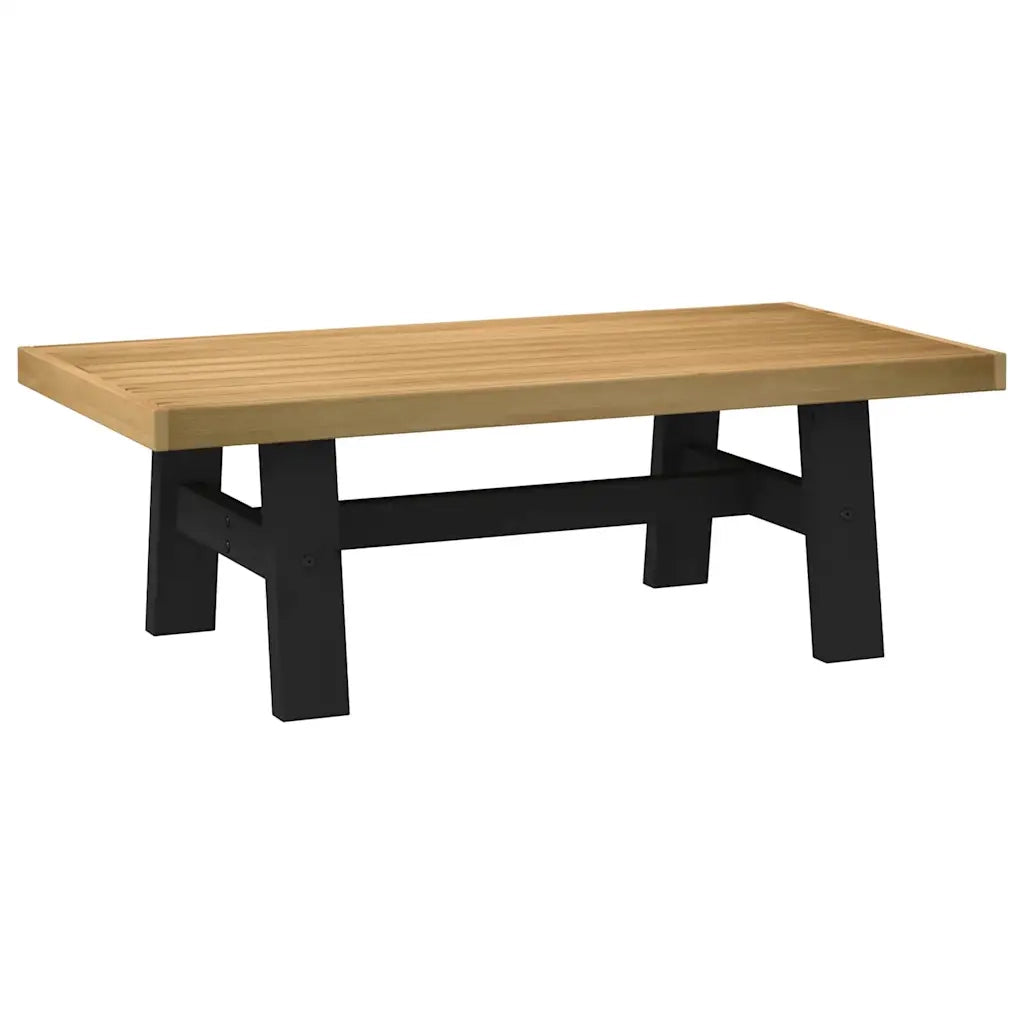 Tavolino NOAIN Gambe a Forma di A 120x60x40cm in Legno Massello 4100033