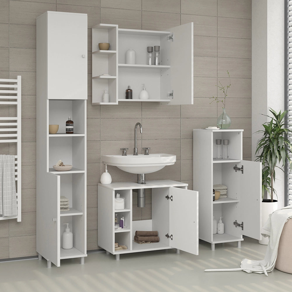 Vicco Specchio contenitore bagno Bianco 62 x 64 cm