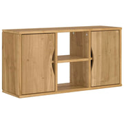Mobile porta TV ODDA pratico contenitore per il soggiorno 79 x 24 x 40 cm legno massello di pino 02_0058050