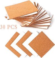Set di quadrati di gomma autoadesivi - sostituenti di gomma riciclabili - 30 pezzi - 10 x 10 cm - gomma
